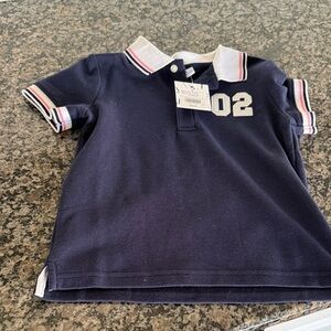 Navy Blue Kids Polo Shirt